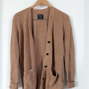 Abercrombie Camel Cardigan